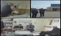 بازدید رئیس اداره بازرسی دانشگاه از مرکز بهداشت و بیمارستان جاجرم